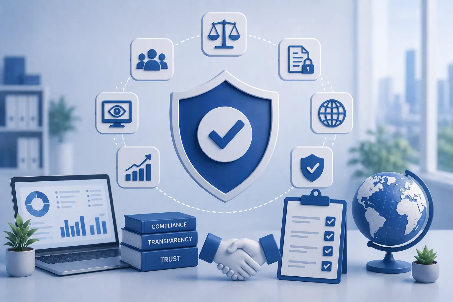 Conclusion summary of global employee monitoring laws illustration