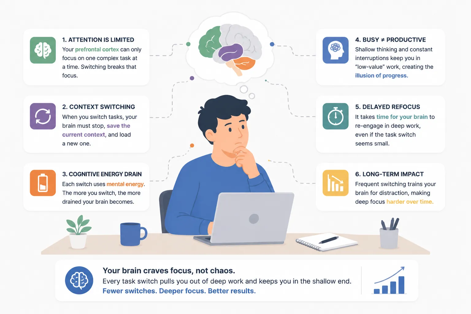 The Neuroscience Behind Feeling Busy But Unproductive